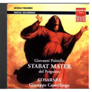Giovanni Paisiello Stabat Mater del Pergolese dir. Camerlingo (cd 2000) - usato